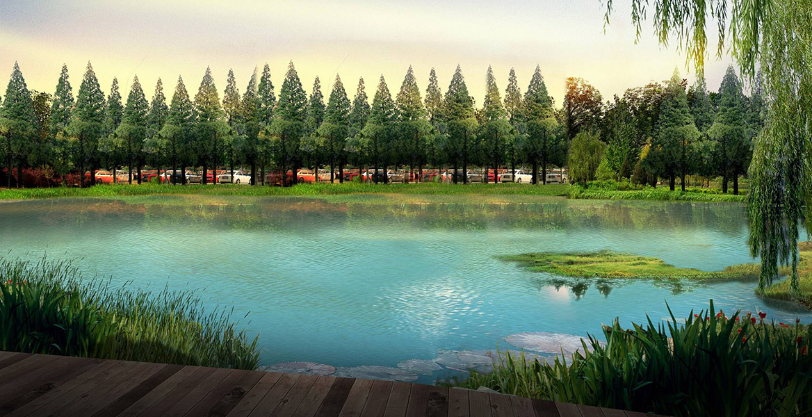 洪梅站前綠化公園景觀設計圖片10
